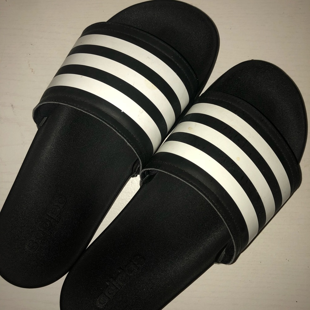 Adidas slides - size 9